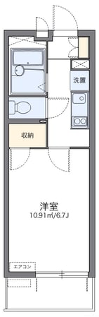 レオパレスパレス中田の物件間取画像